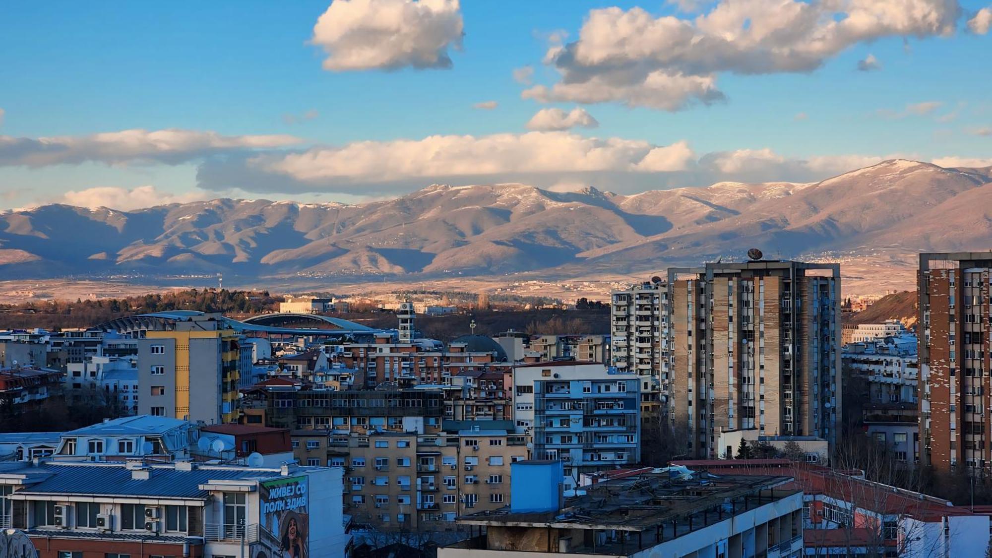 Diamond Residences 10Th Fl. Lux Apt. W/ City View Скоп'є Екстер'єр фото