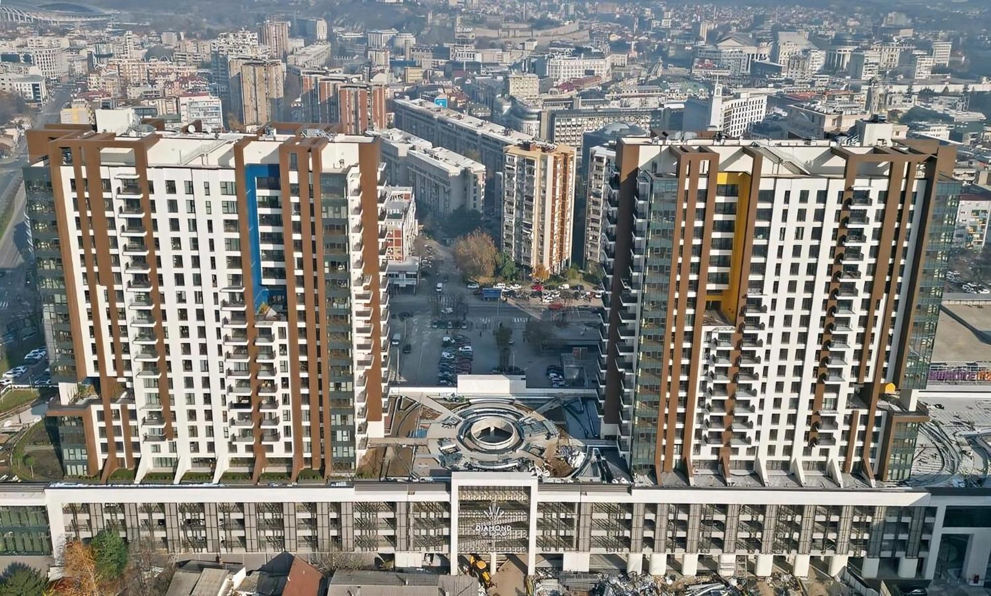 Diamond Residences 10Th Fl. Lux Apt. W/ City View Скоп'є Екстер'єр фото