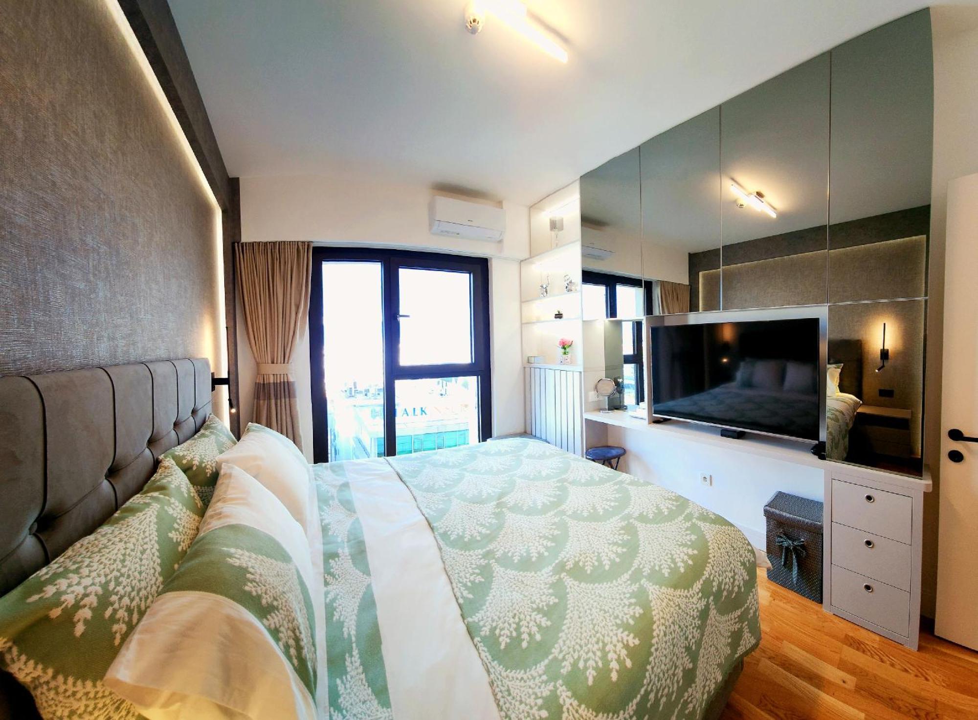 Diamond Residences 10Th Fl. Lux Apt. W/ City View Скоп'є Екстер'єр фото