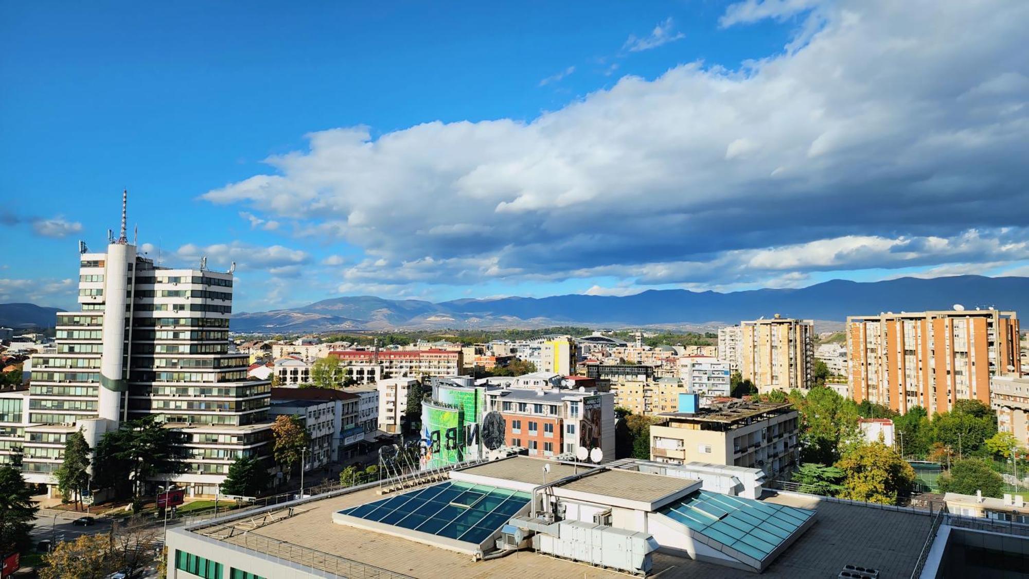 Diamond Residences 10Th Fl. Lux Apt. W/ City View Скоп'є Екстер'єр фото